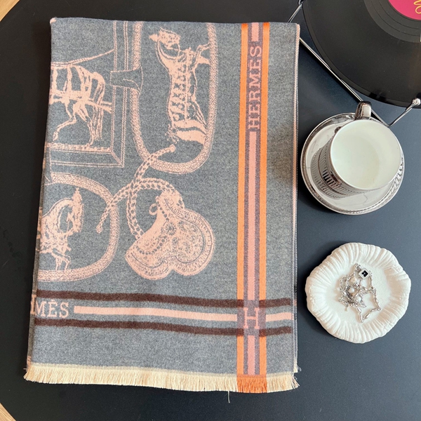 ブランドマフラー素材ディテール